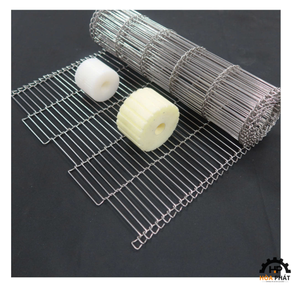 Băng tải lưới inox đan thẳng | Flat Wire Belt