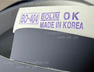 BOLIM BO-404 – Cao su cuốn trục máy dệt bền bỉ, bám tốt