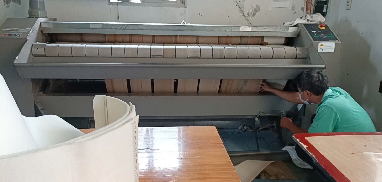 băng tải cotton 2mm Hồ Chí Minh máy là lô