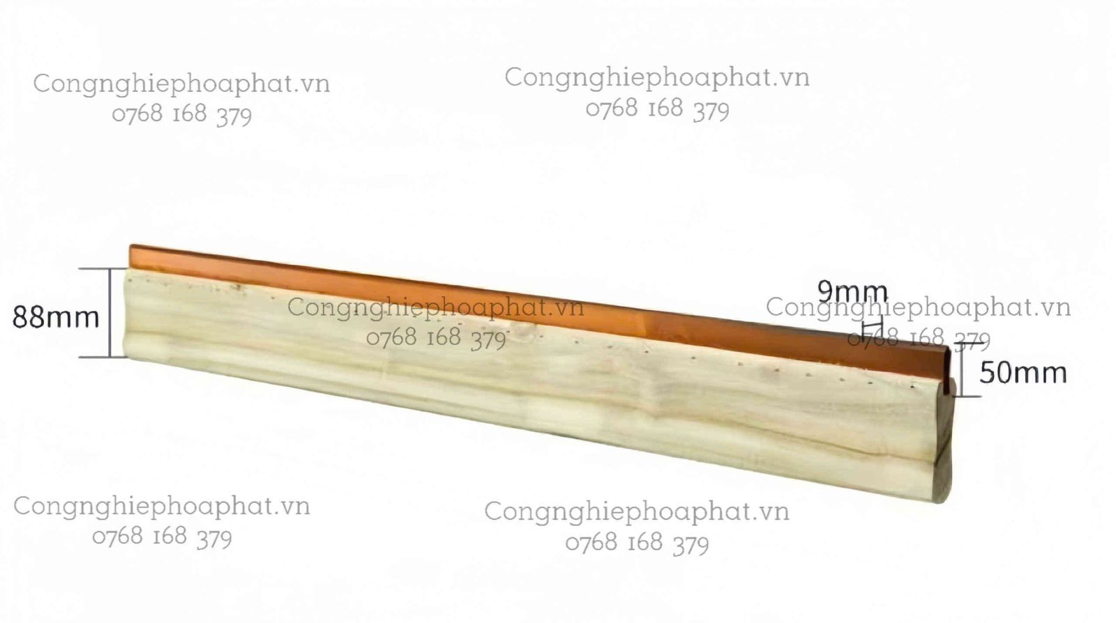 cán gỗ gạt mực