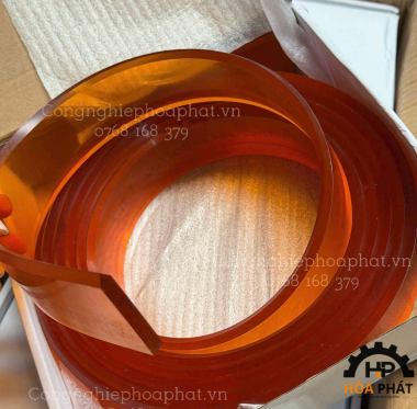 Thanh cao su gạt mực đầu nhọn – Giải pháp in lụa sắc nét, ổn định và chính xác