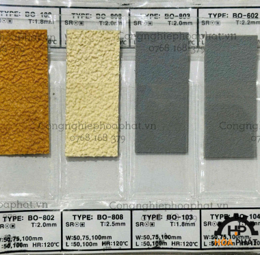Cao su bọc rulo chính hãng BOLIM BO707, BO802, BO808, BO103, BO104, BO450