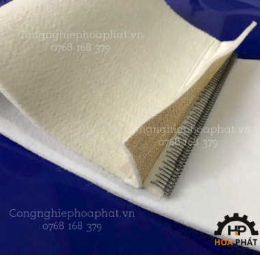 Băng tải nỉ 5mm ngành giặt ủi