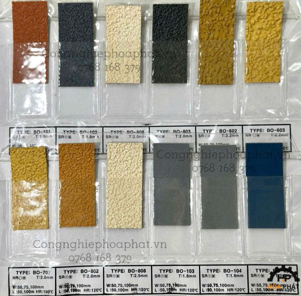 Cao su bọc rulo chính hãng BOLIM BO707, BO802, BO808, BO103, BO104, BO450