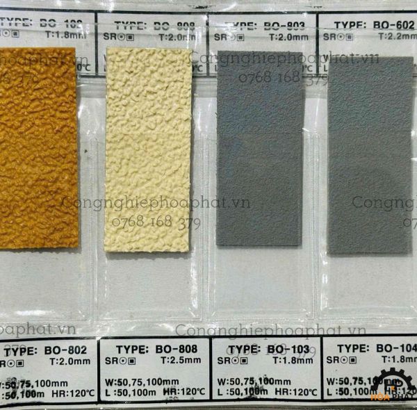 Cao su bọc rulo chính hãng BOLIM BO707, BO802, BO808, BO103, BO104, BO450