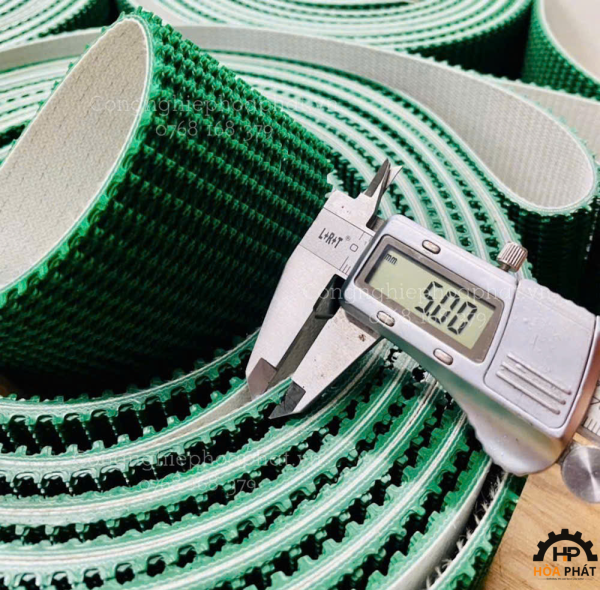 Băng tải PVC gai xanh chống trượt
